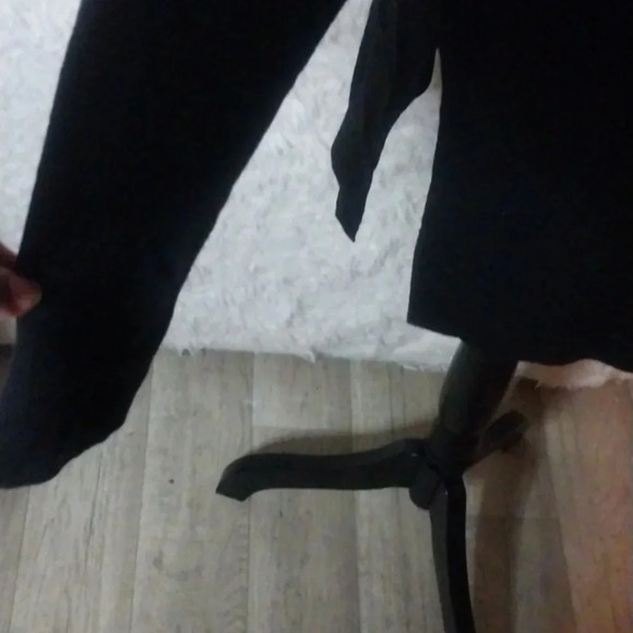 Eileen Fisher Ultra Fine Merino Straight Long Cardigan Black Size M Preowned - Picture 4 of 6